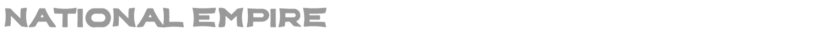 National Empire font preview